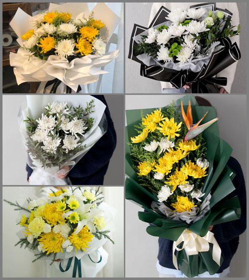 安徽池州市东至县洋湖镇珠虹村白事花束代送